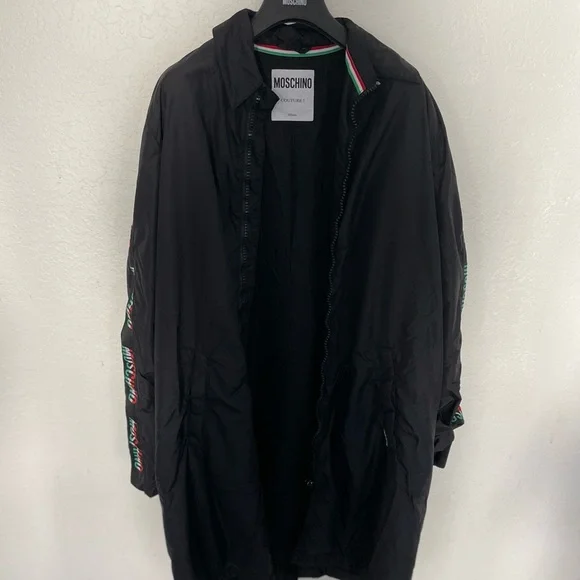 Moschino couture coat with logo - Picture 2 of 11